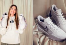 Sabrina Ionescu lanzó sus primeras zapatillas