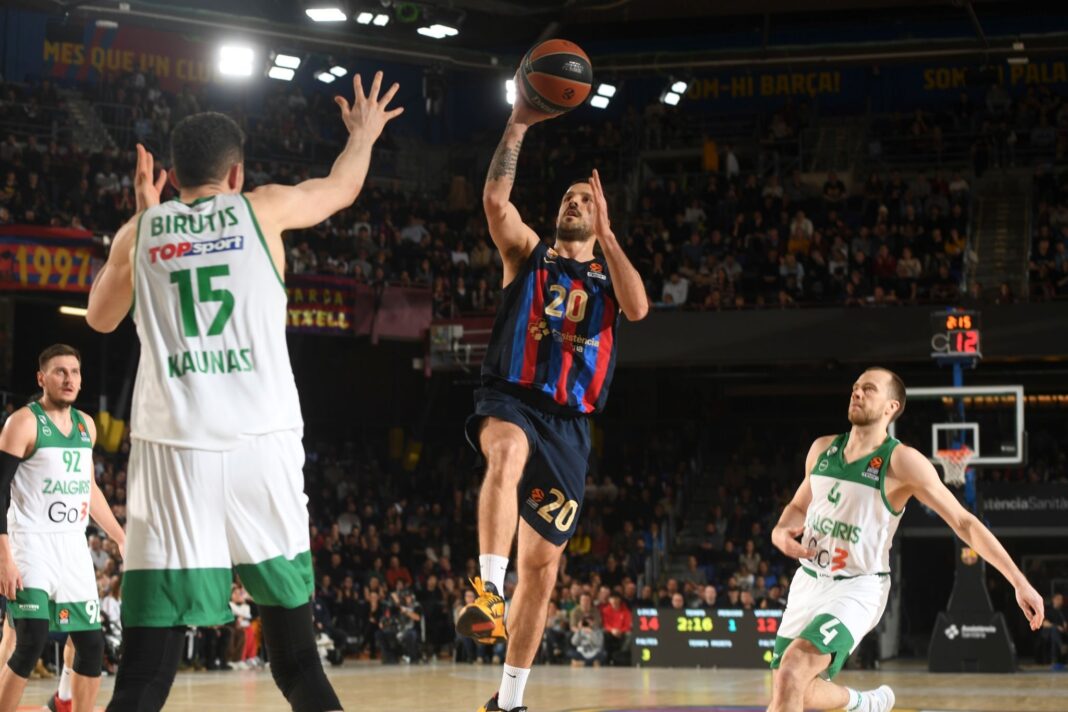 El Barcelona venció a Zalgiris Kaunas.