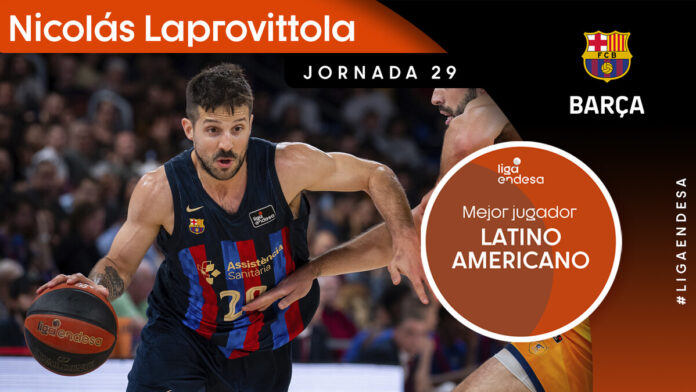 Nico Laprovittola, el mejor Latino de la J29 de ACB Nico Laprovittola, el mejor Latino de la J29 de ACB