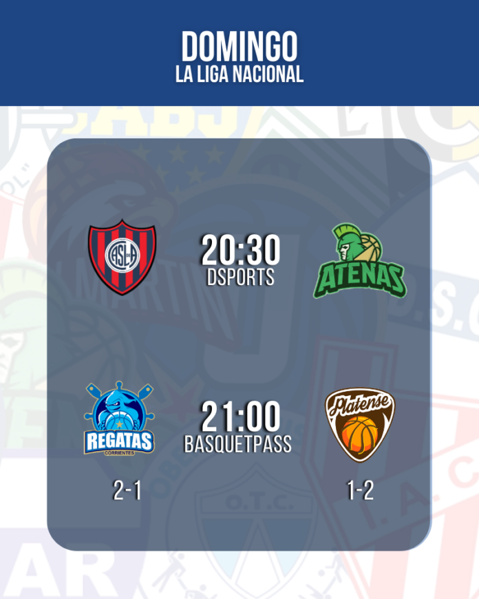 Liga Nacional en domingo