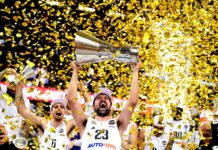 El Real Madrid levanta su decimo primer título de Euroliga Real Madrid campeón de Euroliga