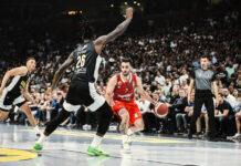 Caída del Estrella Roja en el primer juego de la final Estrella Roja perdió ante Partizan