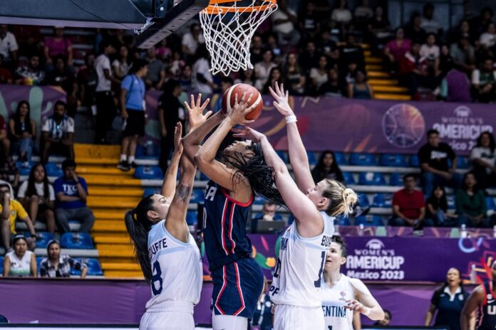Argentina no pudo ante Estados Unidos.