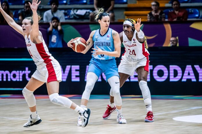 Argentina no pudo con Canadá en cuartos.