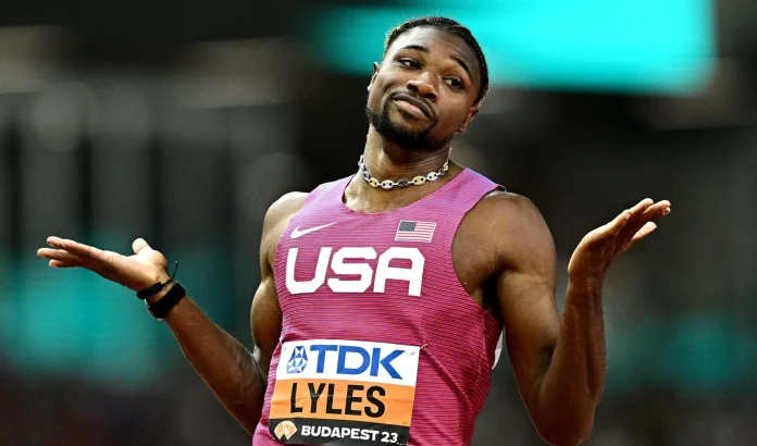 Noah Lyles apuntó contra la NBA