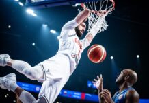 Georgia avanza de ronda al vencer a Venezuela Shengelia y Georgia dominaron a Venezuela.