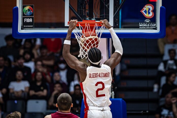 Gilgeous Alexander - Canadá Foto: FIBA