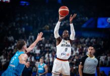 Alemania se quedó con el primer puesto del grupo K Foto: FIBA