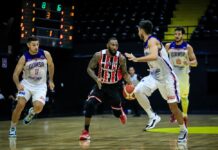 Derrota de Quimsa en la BCLA Quimsa perdió Con Sao Paulo