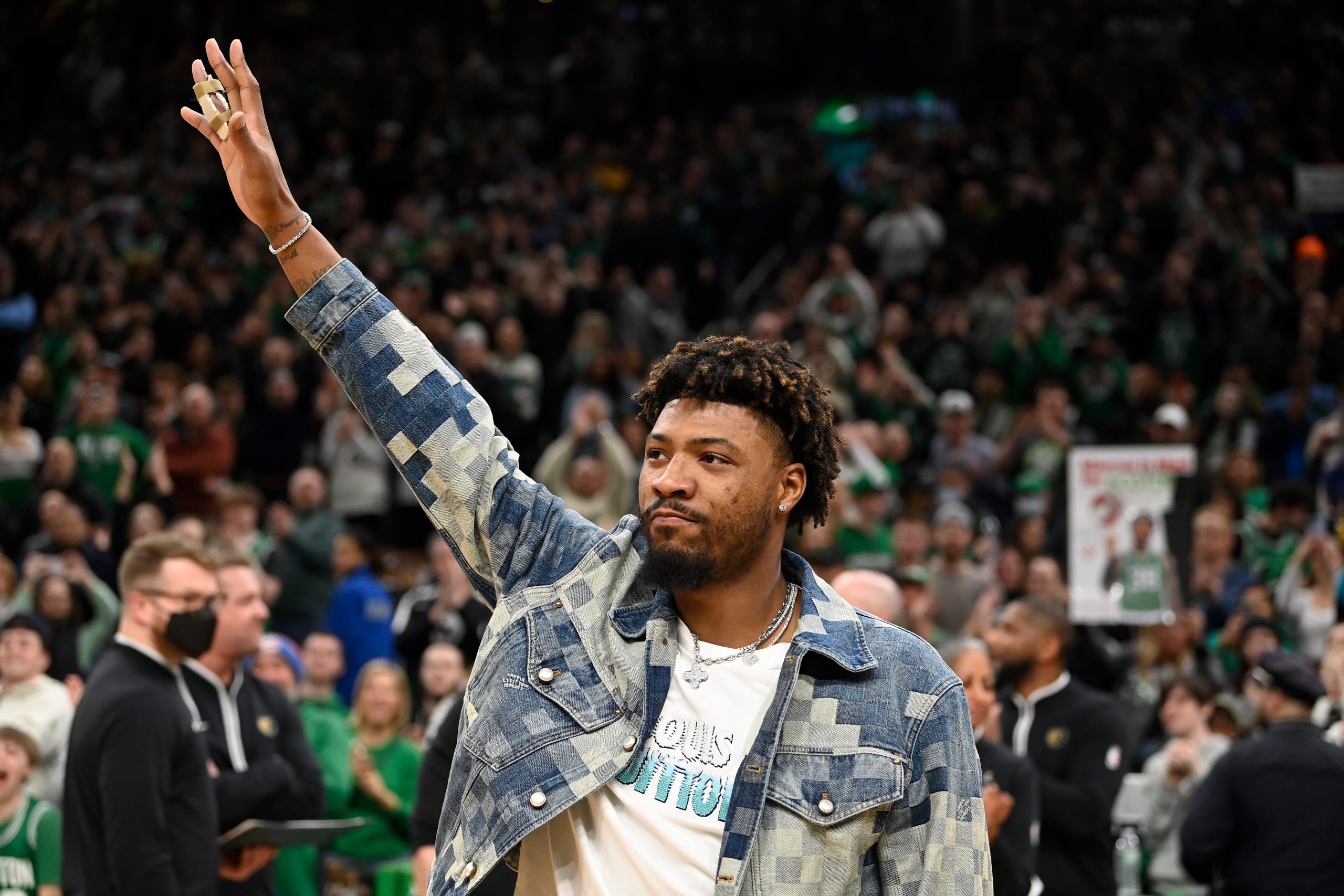 Marcus Smart fue homenajeado en el TD Garden