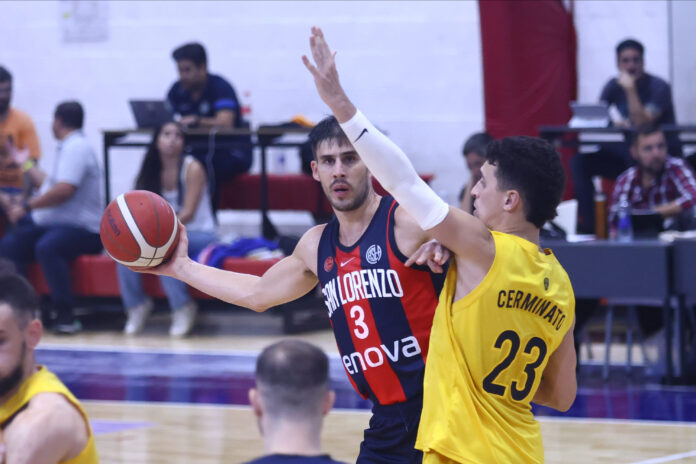 40 Temporadas - Liga Nacional 2023_24 - San Lorenzo v Obras Basket (2) San Lorenzo