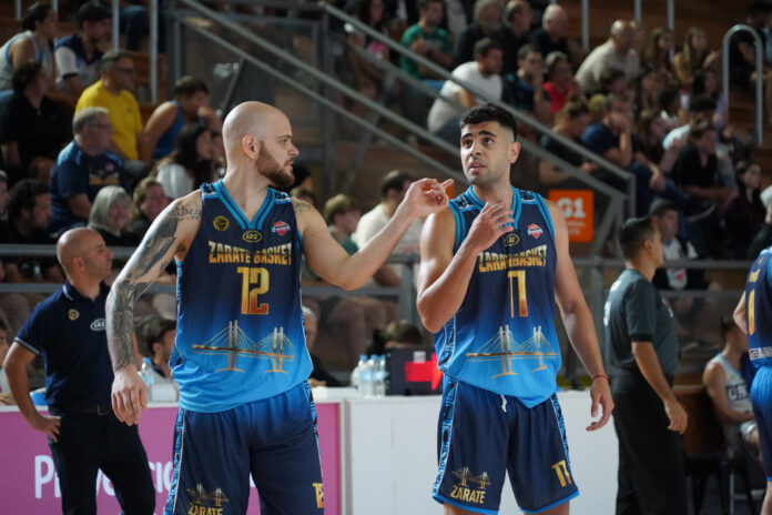 40 Temporadas - Liga Nacional 2023_24 - Zarate Basket v Obera TC Zárate