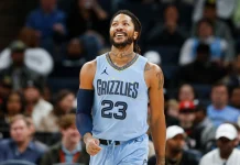 Derrick Rose anunció su retiro a los 35 años Derrick Rose tuvo sus últimos momentos en la NBA junto a Memphis Grizzlies.