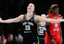 WNBA: Liberty-Aces, final anticipada en semis Ionescu festeja. Liberty-Aces será uno de los cruces de semifinales.