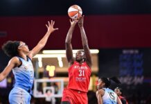 Atlanta Dream sacó ventaja en una noche histórica Tina Charles hizo historia junto a las Atlanta Dream.