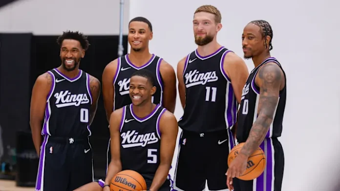 El posible quinteto inicial de los Sacramento Kings.