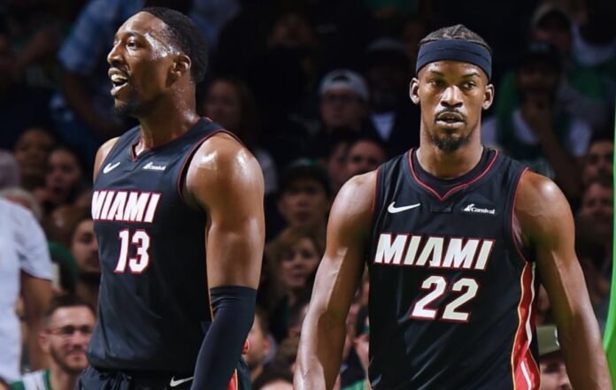 Bam Adebayo y Jimmy Butler, las caras destacadas del Miami Heat.