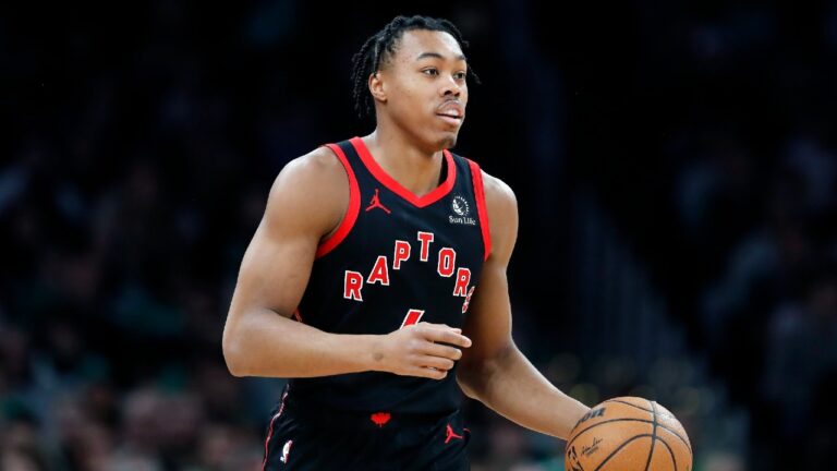 Scottie Barnes, el líder de la reconstrucción de los Toronto Raptors.