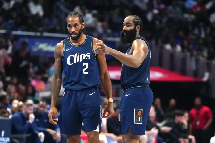 USATSI_21968949 Kawhi Leonard y James Harden, los referentes de Los Ángeles Clippers. Foto: USA Today Sports.