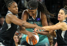 WNBA: Lynx y Aces festejaron en los terceros juegos de semifinales Las Aces defendieron a un altísimo nivel en la victoria.