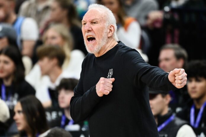 Gregg Popovich será baja para los Spurs.