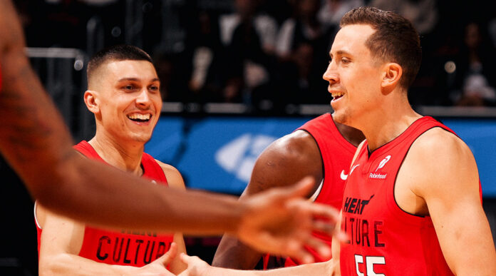 GeUlvb4XUAAvdxS Tyler Herro y Duncan Robinson fueron claves para el Heat.