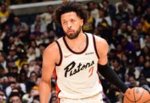 Cunningham estrena su premio con un triunfo en Los Ángeles: lo mejor del lunes Cade Cunningham, la figura del triunfo de los Pistons en Los Ángeles.