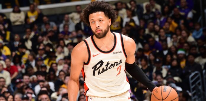 Gfi2NFTW0AEdnW6 Cade Cunningham, la figura del triunfo de los Pistons en Los Ángeles.