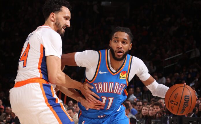 Isaiah Joe sumó 31 puntos en la victoria del Thunder en el MSG.