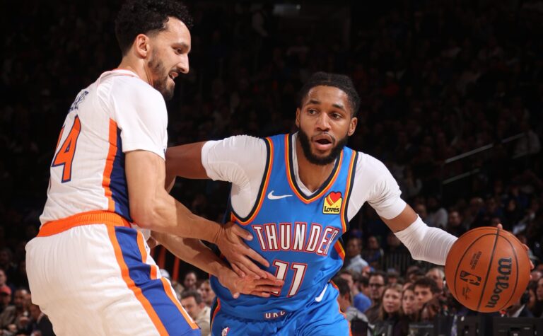 Isaiah Joe sumó 31 puntos en la victoria del Thunder en el MSG.