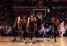 El Thunder le ganó a los Nuggets en el duelo de candidatos al MVP: lo mejor del domingo El festejo del Thunder durante el triunfo sobre los Nuggets.