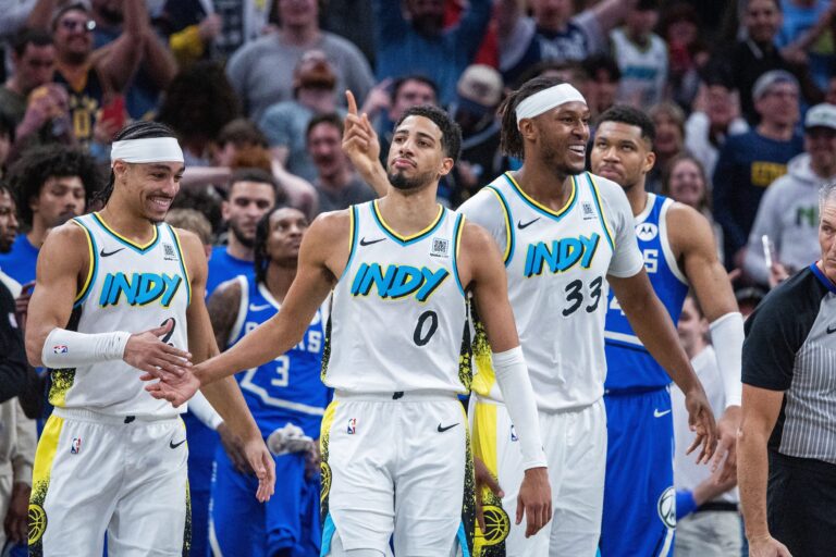 La cara de Tyrese Haliburton tras anotar el tiro libre del triunfo.