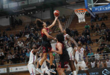 Zárate dio el golpe y venció a Quimsa en tiempo suplementario