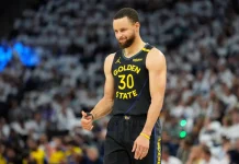 Baja sensible: Curry tiene pocas chances de volver a jugar contra Minnesota
