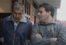 UCU Vintage: Lo mejor de nuestra historia Fabián Pérez junto a Zeljko Obradovic en su visita a Argentina para rememorar su carrera y su triunfo en el campeonaro mundial de básquet en 1990. UCU Vintage