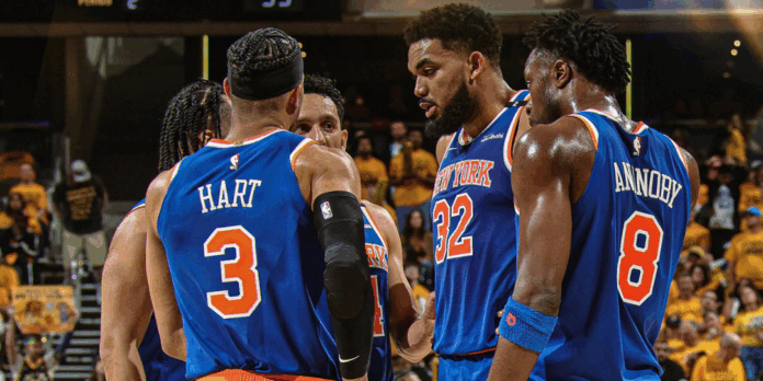 KNICKS Karl Anthony Towns fue el mejor jugador de la cancha en la remontada y el triunfo de los Knicks sobre los Pacers en Indianápolis. Las finales del Este ahora están 2-1 a favor de los Pacers.