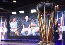 NBA Cup 2025: grupos confirmados para la nueva edición El trofeo de la NBA Cup 2025.