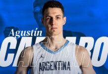 Agustín Cáffaro se sumó a Independiente de Oliva El póster con el que se anunció el regreso de Cáffaro.