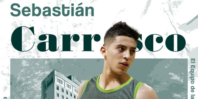 SEBASTIAN-CARRASCO-ES-EL-NUEVO-REFUERZO-DE-GIMNASIA El póster con el que presentaron a Sebastián Carrasco.