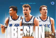 La NBA anunció su mudanza a Europa El póster del Magic sobre la llegada de la NBA a Berlín