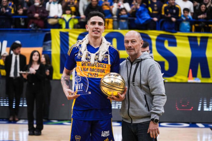José Vildoza fue el MVP de las finales de la Liga Nacional 2024-25,