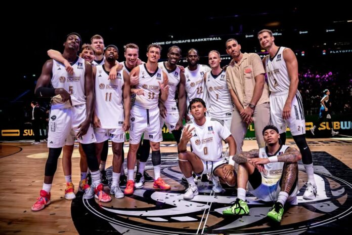 El equipo de Dubai BC en la 2024-25.