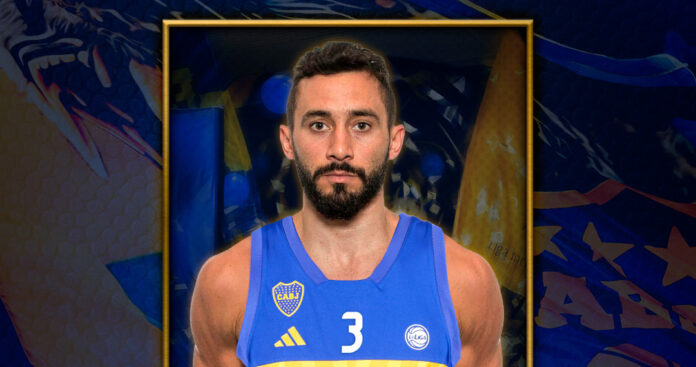 El póster con el que presentaron a Lucas Faggiano en Boca.