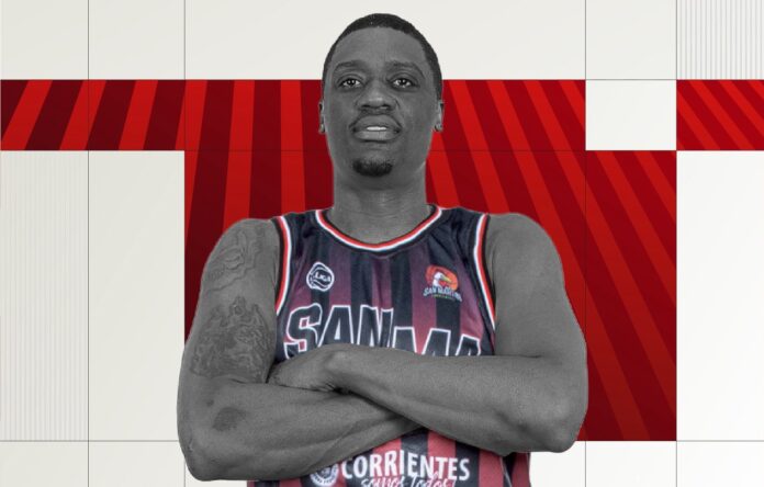 El póster con el que presentaron a Reginald Becton en San Martín de Corrientes.