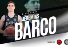 Jeremías Barco se suma a Olímpico de La Banda El póster con el que Olímpico presentó a Jeremías Barco.