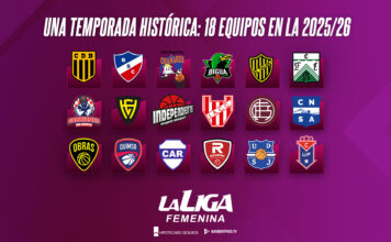 Liga Nacional Femenina histórica: 18 equipos para la 2025-26 Los 18 equipos confirmados por la Liga Nacional Femenina para la temporada 2025-26.