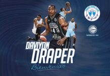Oberá Tenis Club sumó al MVP de la liga paraguaya El póster con el que Oberá Tenis Club anunció la llegada de Daviyon Draper.