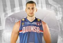 Tomás Cavallero regresa a la Liga Nacional: jugará en Quimsa El póster con el que Quimsa presentó a Tomás Cavallero.