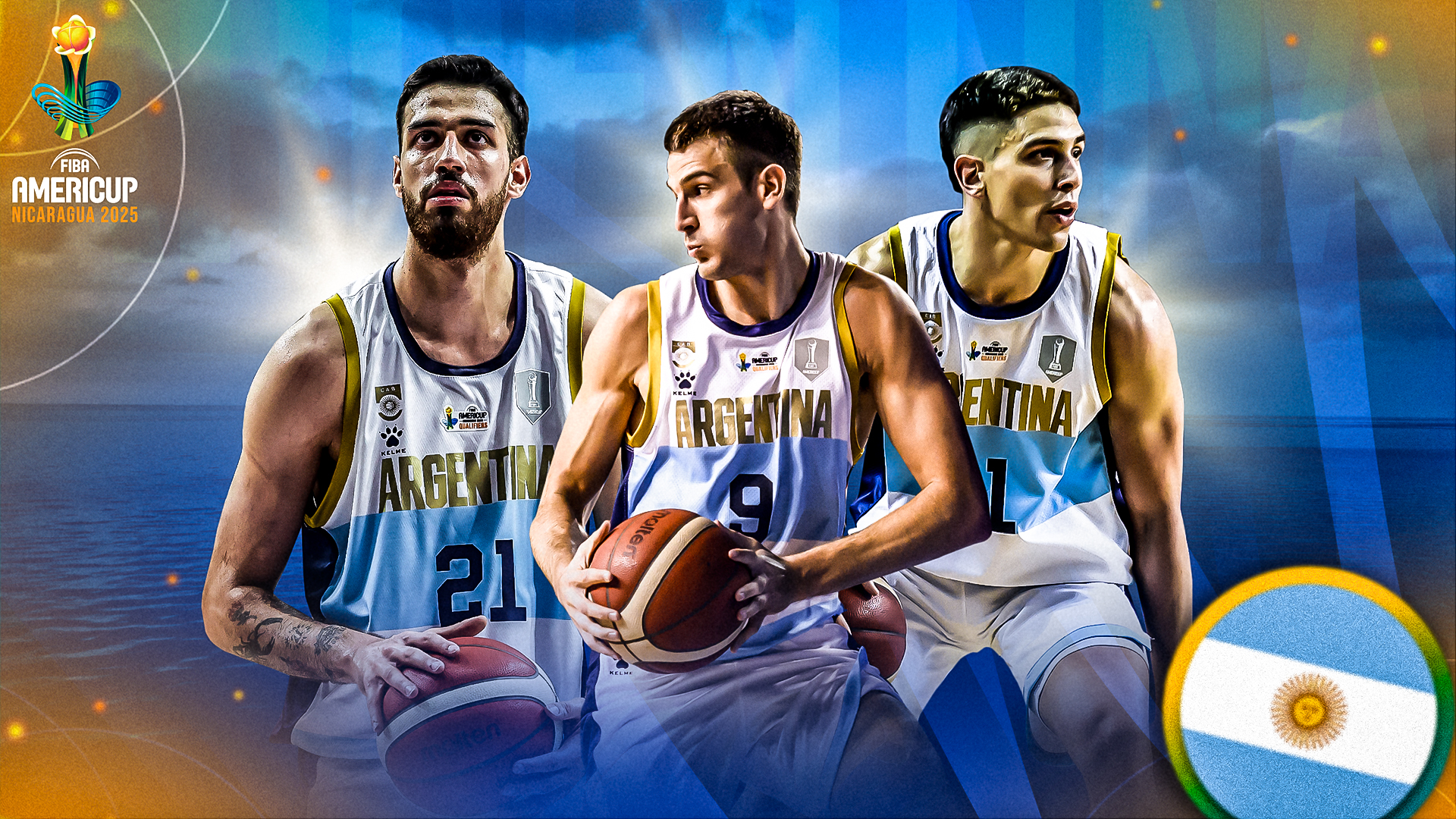 La portada de FIBA para Argentina por su participación en la AmeriCup 2025.