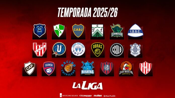 web_nh Los 19 equipos de la Liga Nacional 2025-26.